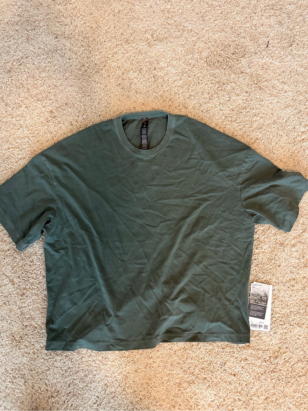 Lululemon Heavyweight Cotton Jersey Boxy Tee (Wash)